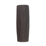 Rige Βαζο 12x12x36cm Κεραμικο Ανθρακι Ματ