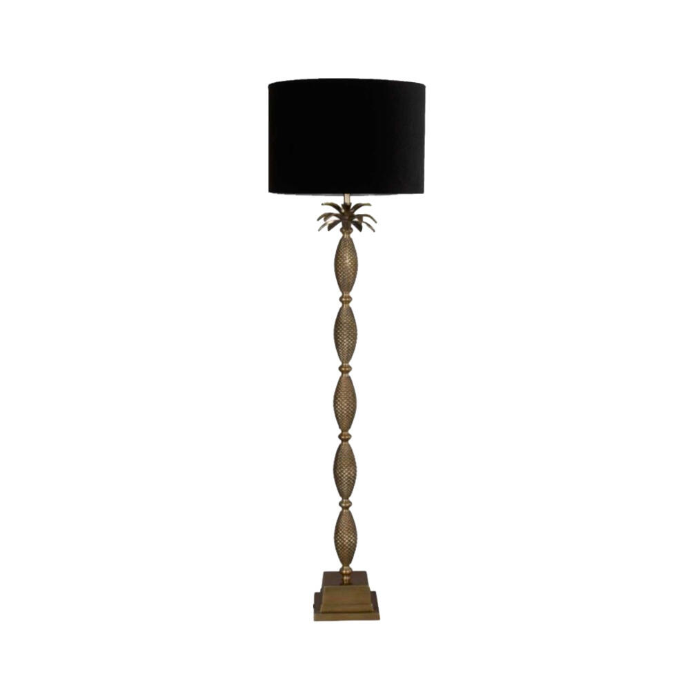 020943-s1ObW-first-_1 Ananas Φωτιστικο Επιδαπεδιο 53x53x168cm Αλουμινιο Μπρονζε Μαυρο - Image 1
