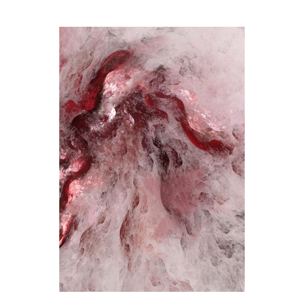 021078-jnSZk-first-_1 Βrεκεν Πινακας Διακοσμησης 60x90x3cm Καμβας Κοκκινο Λευκο Ξυλο Ροζ - Image 1