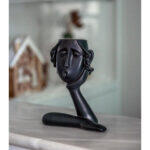 Romance 3 Βαζο Φιγουρα 16x8x20cm Polyresin Μαυρο - Image 2