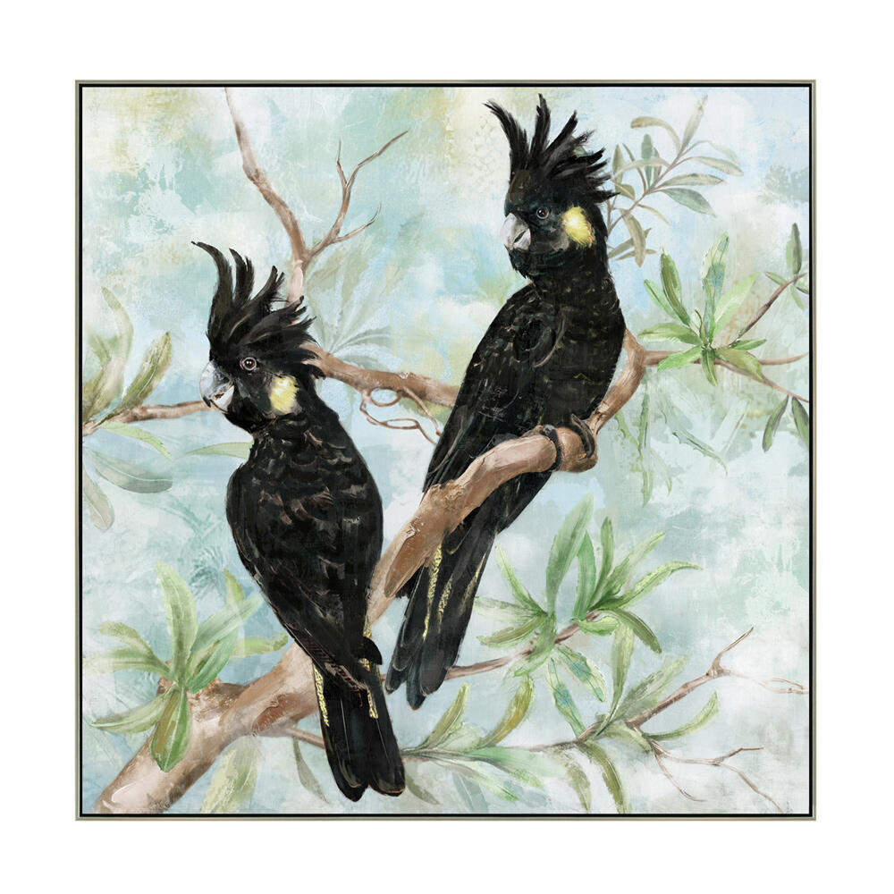022076-ooavr-first- Aterrimus Πινακας Διακοσμησης 83x83x5cm Καμβας Πολυχρωμο Ξυλο Ασημι - Image 1
