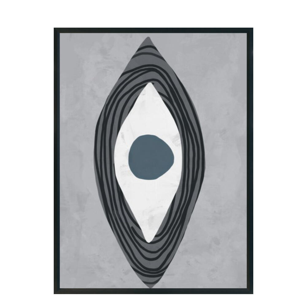 022084-uiA9l-first-_1 Oeil Πινακας Διακοσμησης 60x90x5cm Καμβας Γκρι Μαυρο Ξυλο Μαυρο - Image 1