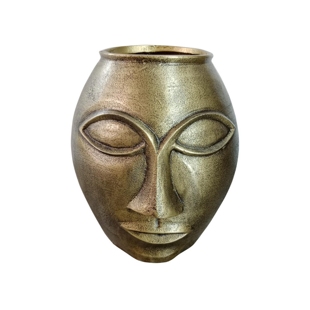 022150-U9Sjq-first-_1 Harga Βαζο 23x23x27cm Αλουμινιο Χρυσο Αντικε - Image 1