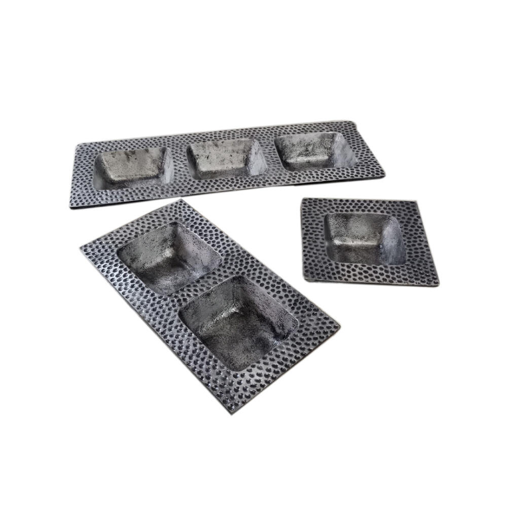 022267-n8IvS-first-_1 Martin Μπωλ Set 3τμχ 38x14x5cm Αλουμινιο Ασημι Αντικε - Image 1
