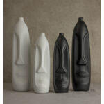 Barik White Βαζο 10x10x38cm Polyresin Λευκο - Image 2