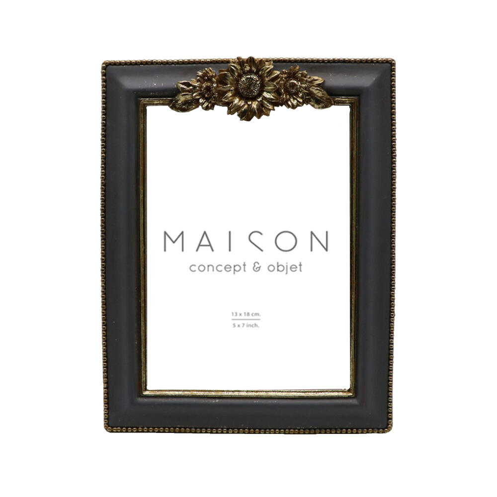 023198-MqjTZ-first-_1 Coronet Κορνιζα 17x2x22cm Polyresin Γκρι Χρυσο Γυαλι - Image 1