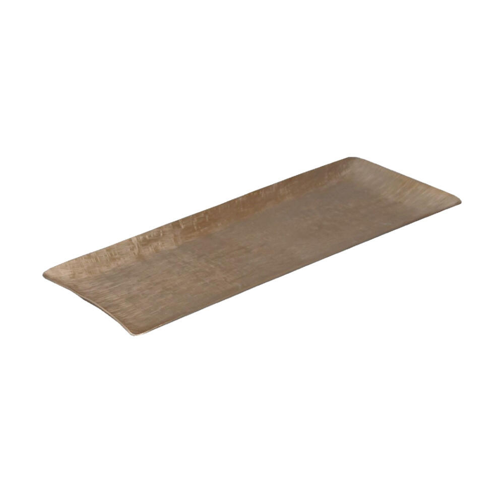 023940-IpLpy-first-_1 Orly Flat Δισκος Διακοσμησης 58x24x3cm Αλουμινιο Σαμπανι - Image 1