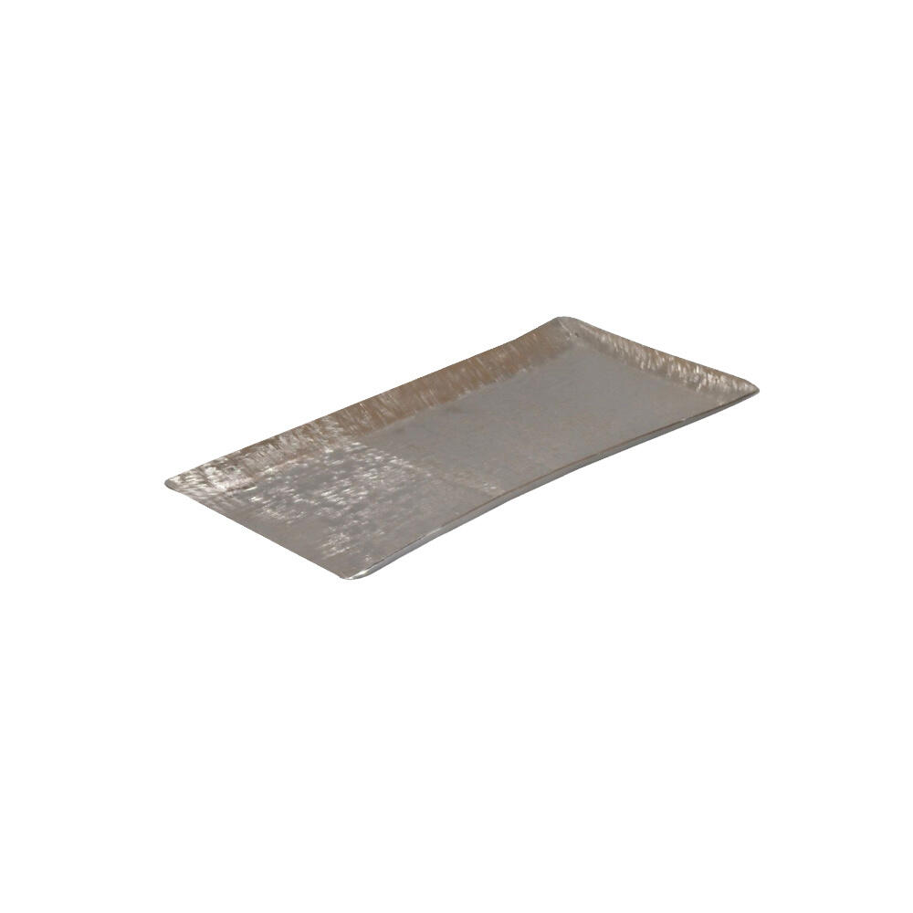 023941-GldJE-first-_1 Orly Flat Δισκος Διακοσμησης 49x19x2cm Αλουμινιο Silver - Image 1