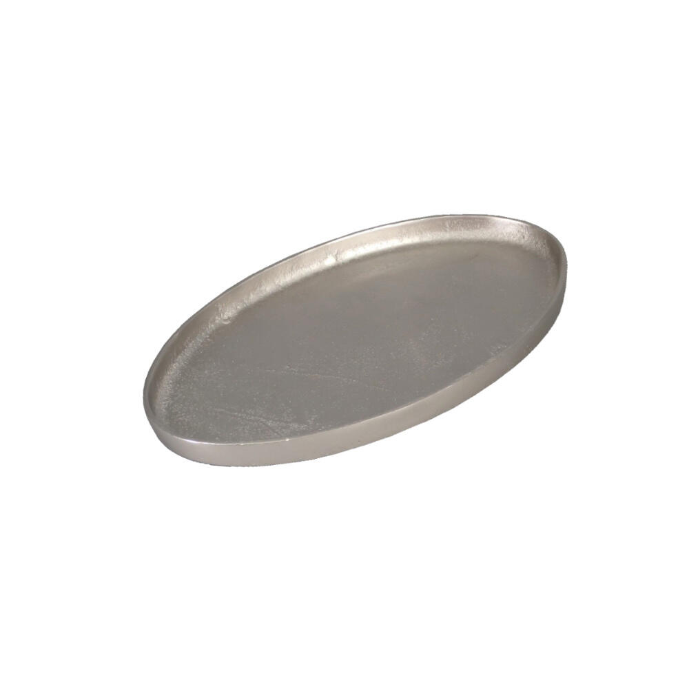 023971-h7jkW-first-_1 Nedd Δισκος Διακοσμησης 30x15x2cm Αλουμινιο Silver Ματ - Image 1