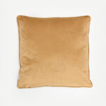 Fama Διακοσμητικο Μαξιλαρι 45x45cm Βελουδο Caramel Χρυσο - Image 2
