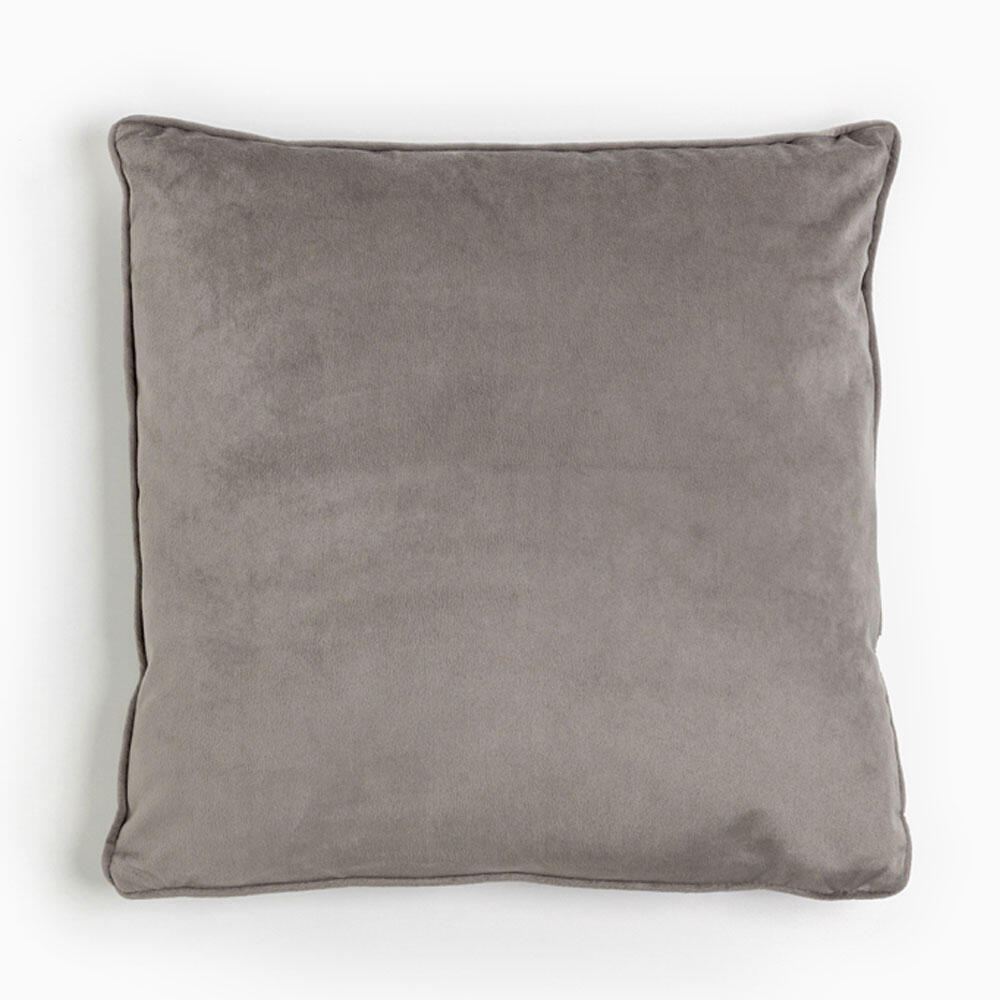 025362-YPeuw-first-_1 Simply Franco Διακοσμητικο Μαξιλαρι 45x45cm Βελουδο Γκρι - Image 1