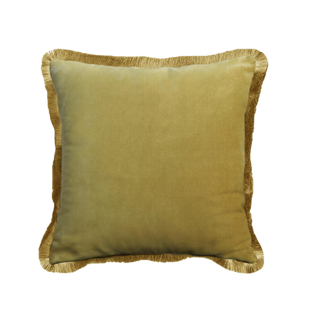 025370-mbBSL-first-_1 Morris Διακοσμητικο Μαξιλαρι 45x45cm Βελουδο Dijon Χρυσο - Image 1