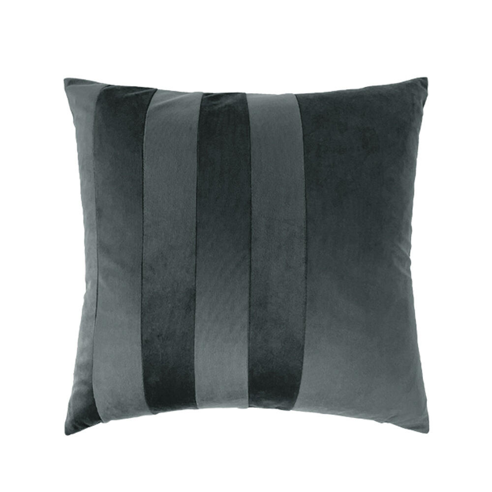 025385-LuAdO-first-_1 Seri Διακοσμητικο Μαξιλαρι 45x45cm Βελουδο Γκρι - Image 1
