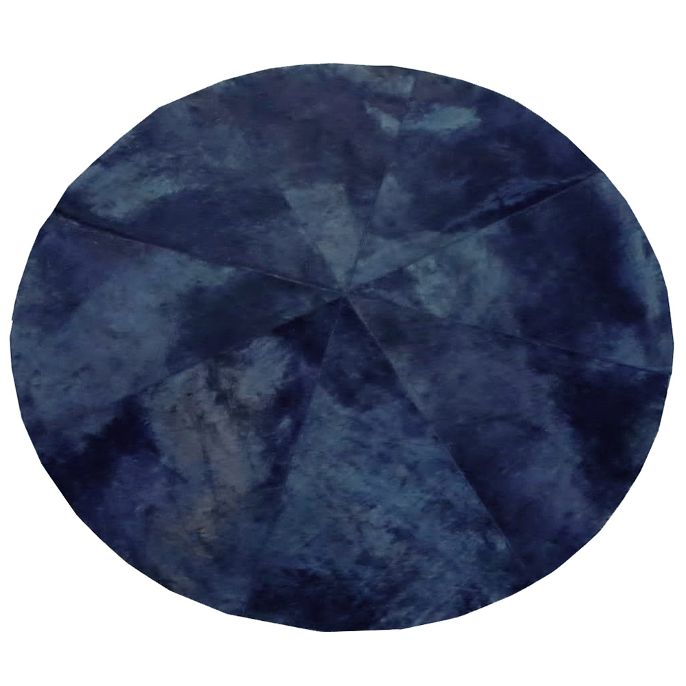 026423-xS7Rj-first-_1 Slice Χαλι Σαλονιου 180x180cm Δερμα Μαυρο - Image 1