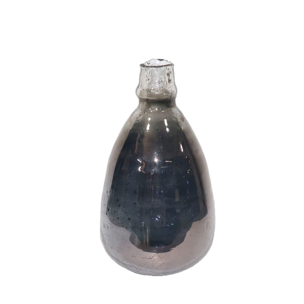 027008-dQ25g-first-_1 Among Βαζο 20x20x34cm Γυαλι Γκρι - Image 1