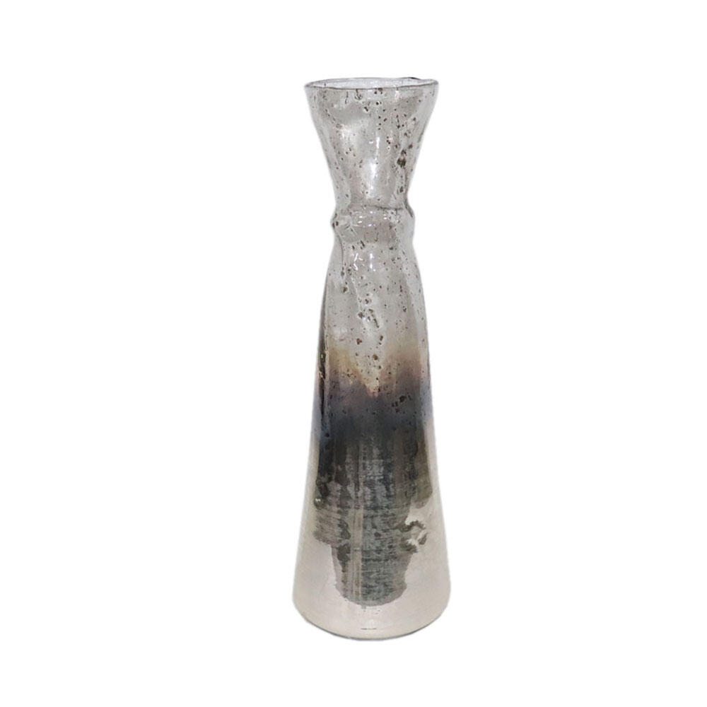 027018-jvp1L-first-_1 Jeg Βαζο 18x18x56cm Γυαλι Χρυσο Μπρονζε Ασημι - Image 1