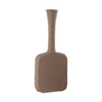 Formas Βαζο Βαζο 13x5x32cm Αλουμινιο Beige Rough