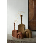 Formas Βαζο Βαζο 13x5x32cm Αλουμινιο Beige Rough - Image 2