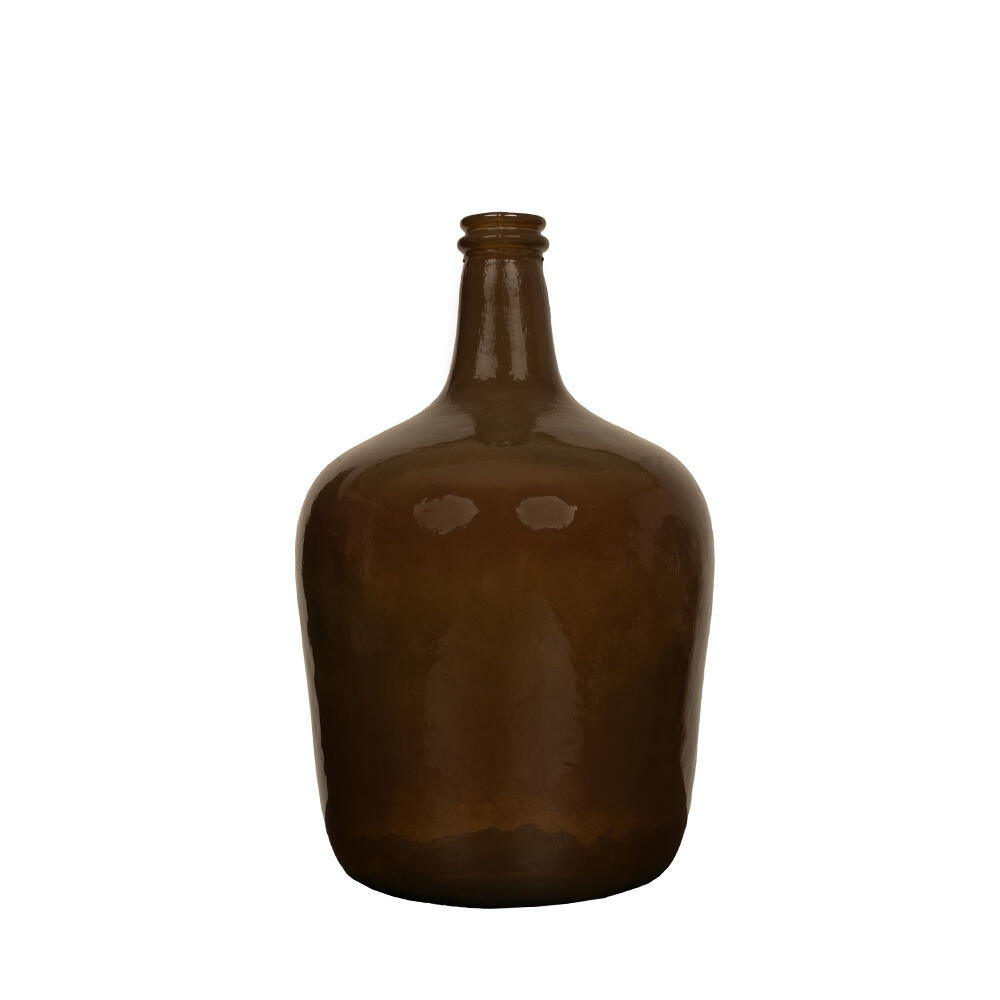 027179-OTzjQ-first-_1 Crushed Caramel Μπουκαλα 25x25x40cm Ανακυκλωμενο Γυαλι Caramel - Image 1