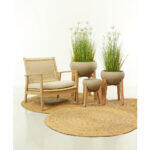 Nerea Χαλι Σαλονιου 150x150cm Seagrass Φυσικο - Image 3