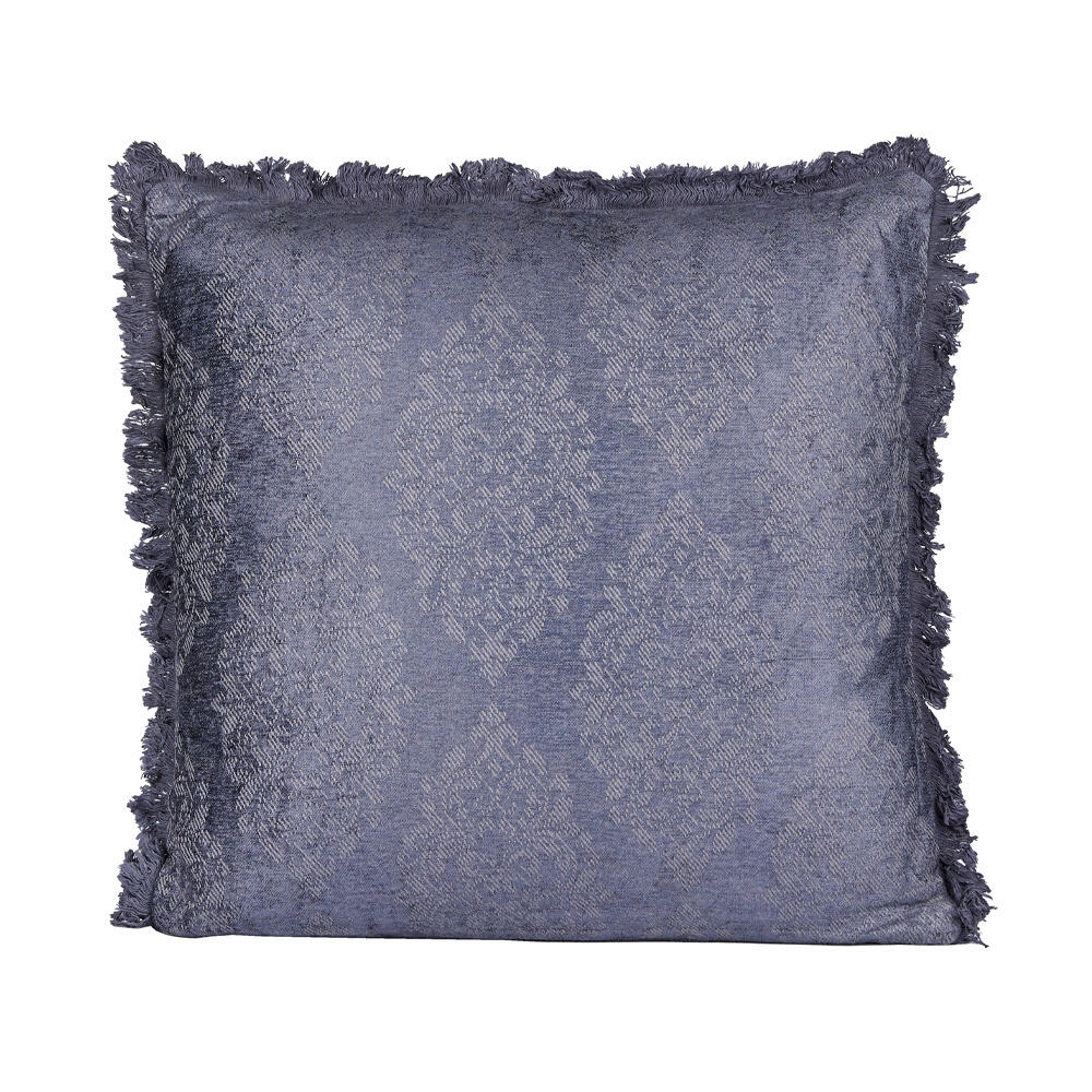 027893-pUZYS-first-_1 Blueberry A Διακοσμητικο Μαξιλαρι 50x50cm Βαμβακι Μπλε Βελουδο - Image 1