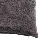Onyx Διακοσμητικο Μαξιλαρι 50x50cm Βαμβακι Μαυρο Βελουδο - Image 2