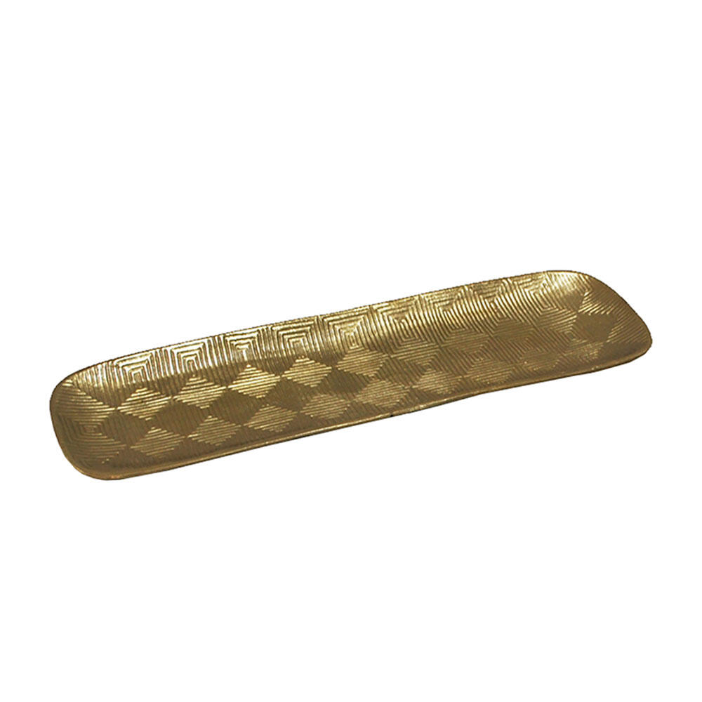 027952-IV98p-first-_1 Rhombus 60,5 Δισκος Διακοσμησης 60x19x3cm Αλουμινιο Χρυσο Antique - Image 1