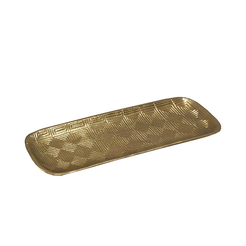 027953-kE04q-first-_1 Rhombus 42 Δισκος Διακοσμησης 42x15x2cm Αλουμινιο Χρυσο Antique - Image 1