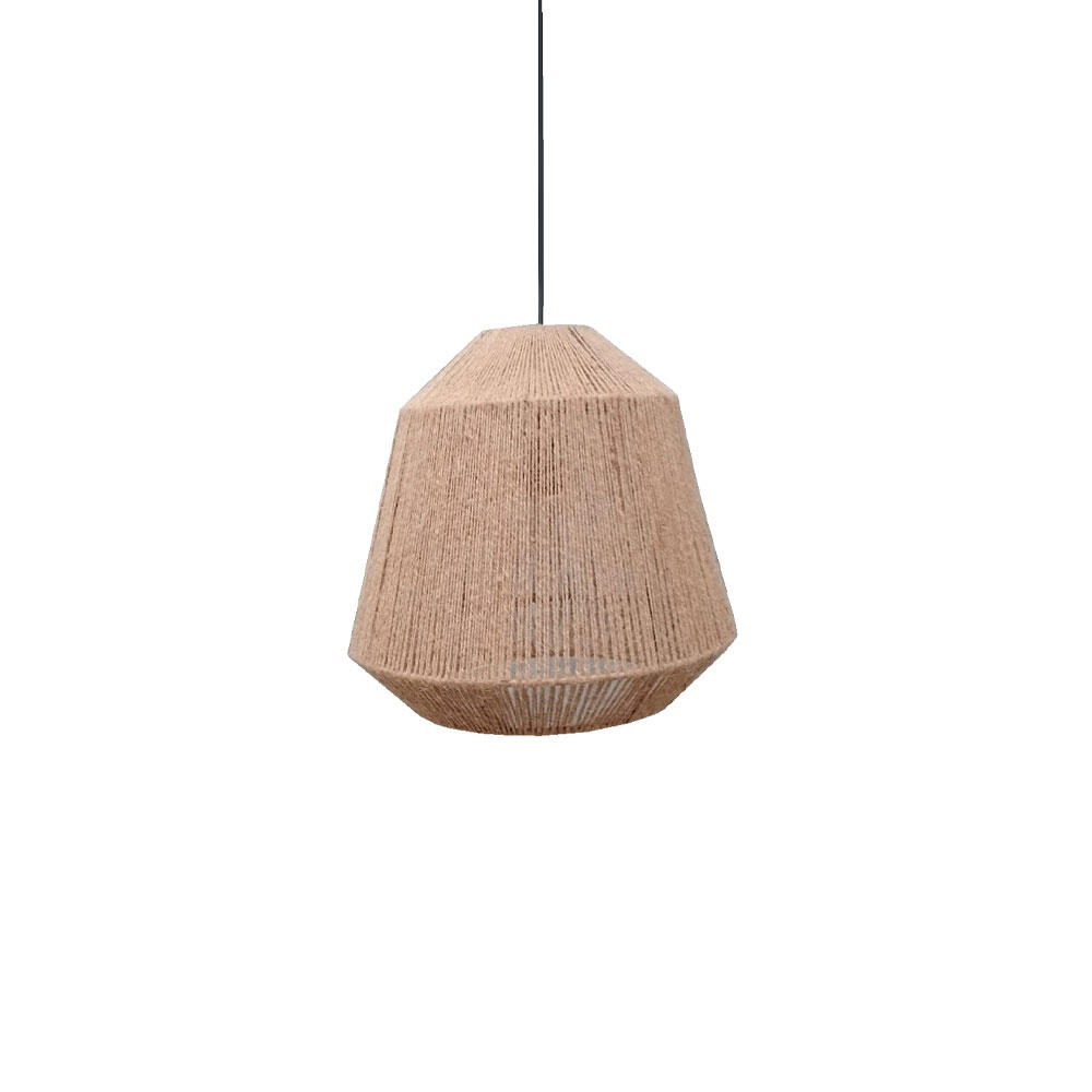 028223-fhCUX-first-_1 Rope B Φωτιστικο Οροφης 35x35x37cm Γιουτα Φυσικο Μεταλλο - Image 1