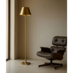 Marcelin Φωτιστικο Επιδαπεδιο 21x35x150cm Αλουμινιο Χρυσο Χρυσο - Image 2