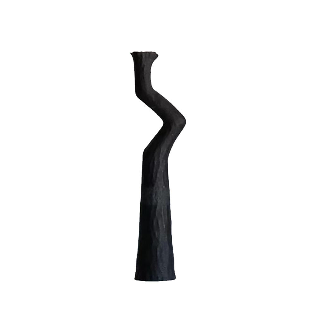 028394-p78LP-first-_1 Emplir Βαζο 9x6x24cm Polyresin Μαυρο Ματ - Image 1