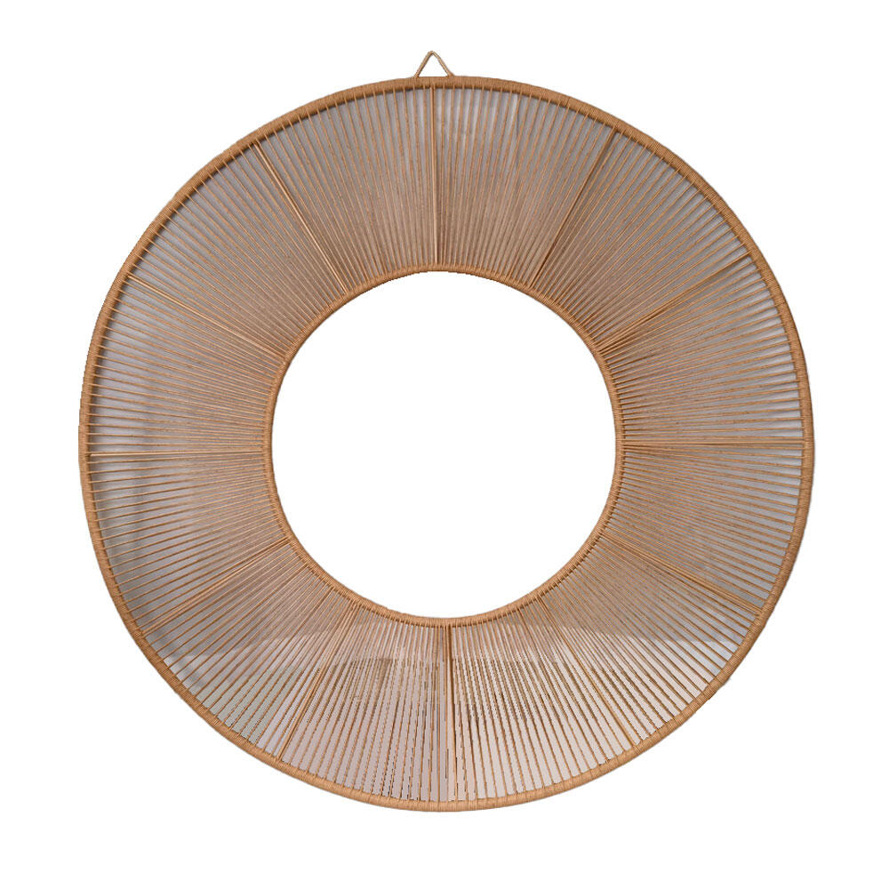 028579-vbNmX-first-_1 Stachi Διακοσμητικο Τοιχου 160x2.5cm Pe Rattan Φυσικο Μεταλλο - Image 1