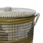 Kaia Καλαθι Με Καπακι Set 2τμχ 45x45x50cm Kansgrass Πολυχρωμο Pvc - Image 2
