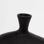 Abstract Oval Βαζο 37x6x50cm Αλουμινιο Μαυρο - Image 2