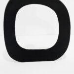Abstract Oval Βαζο 37x6x50cm Αλουμινιο Μαυρο - Image 3