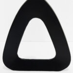 Abstract Triangle Βαζο 33x5x38cm Αλουμινιο Μαυρο - Image 3