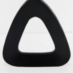 Abstract Triangle Βαζο 27x5x32cm Αλουμινιο Μαυρο - Image 3