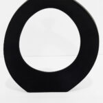 Abstract Circle Βαζο 37x5x45cm Αλουμινιο Μαυρο - Image 3