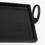Angolo Δισκος Διακοσμησης 75x24x3cm Αλουμινιο Μαυρο - Image 2