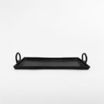 Angolo Δισκος Διακοσμησης 50x19x3cm Αλουμινιο Μαυρο - Image 3