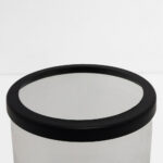 Titul Κηροπηγιο 16x16x22cm Αλουμινιο Μαυρο Διαφανο Γυαλι - Image 2