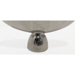 Mendo Μπωλ Με Ποδι 36x12x15cm Αλουμινιο Silver Nickel - Image 3