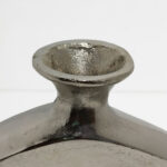 Abstract Circle Βαζο 26x4x31cm Αλουμινιο Silver Nickel - Image 2