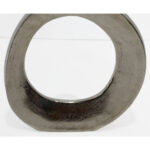 Abstract Circle Βαζο 26x4x31cm Αλουμινιο Silver Nickel - Image 3