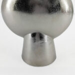 Doto Βαζο 21x12x26cm Αλουμινιο Silver Nickel - Image 3