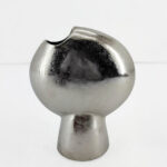 Doto Βαζο 16x8x18cm Αλουμινιο Silver Nickel