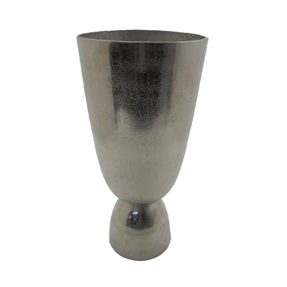 029029-ieKa8-first-_1 Luxor Βαζο 19x19x40cm Αλουμινιο Silver Nickel - Image 1