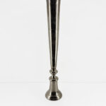 Flores Βαζο 26x26x115cm Αλουμινιο Silver Nickel - Image 3