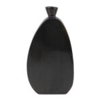 Omnia Βαζο 20x6x41cm Αλουμινιο Ανθρακι