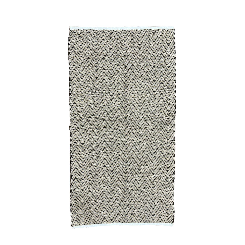 029156-cIMUo-first-_1 Uma Χαλι Διαδρομου 140x70cm Γιουτα Μπεζ Μαυρο Βαμβακι - Image 1